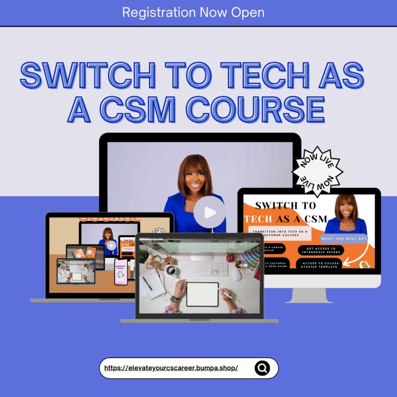 Switch To Tech as a Customer Success Manager Online Course