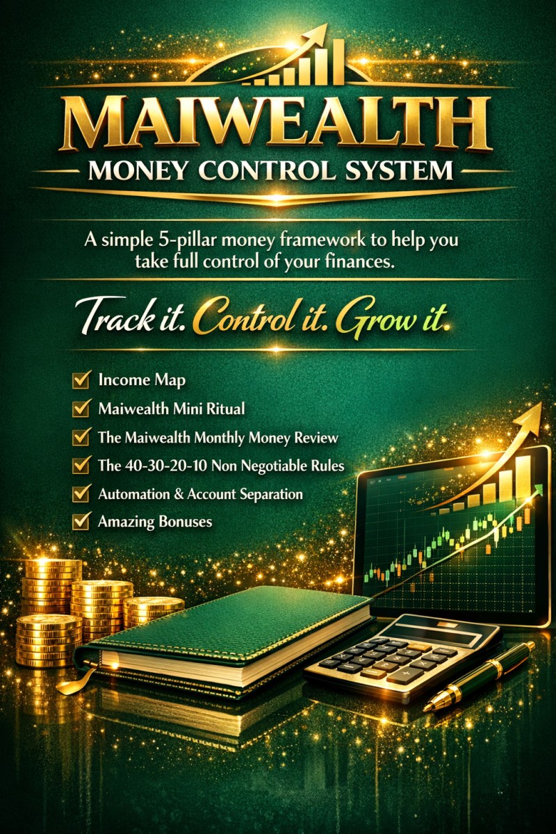 MAIWEALTH MONEY CONTROL SYSTEM (The 5-Pillar Personal Finance Framework That Helps You Take Full Control of Your Money)