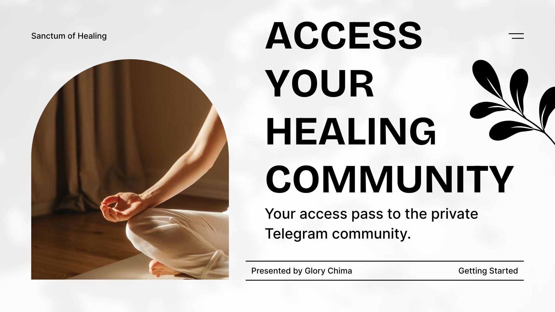 Sanctum of Healing — Group Access