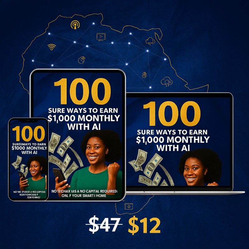 100 Sure Ways to Earn $1,000 Monthly With AI