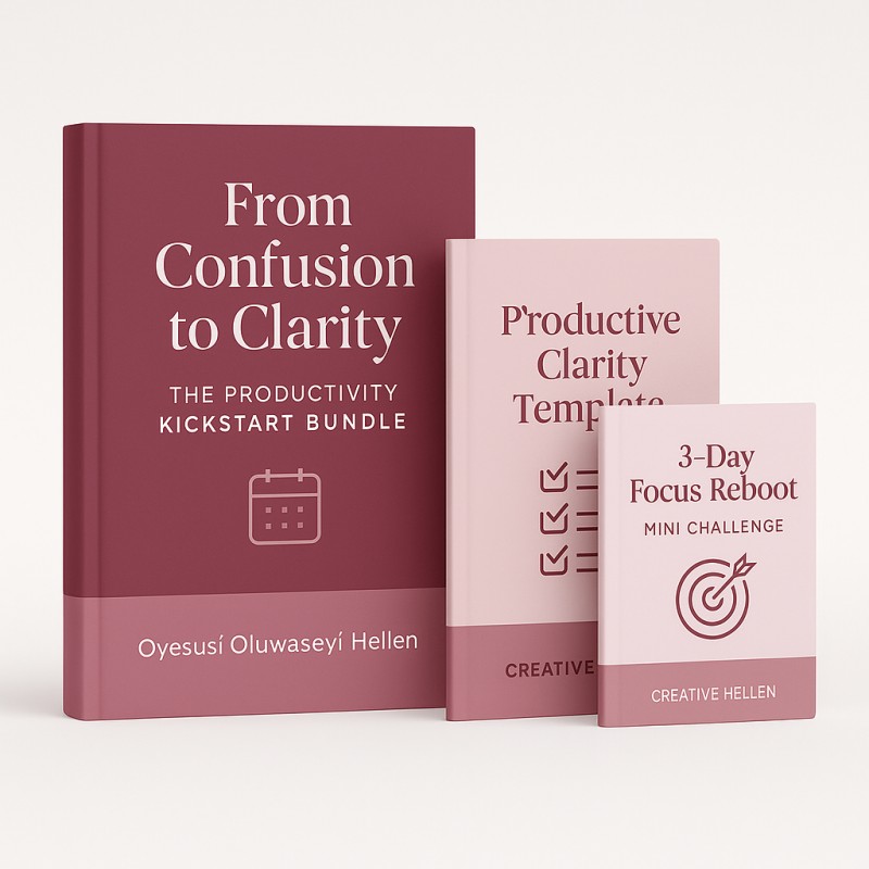 From Confusion to Clarity: The productivity Kickstart Bundle