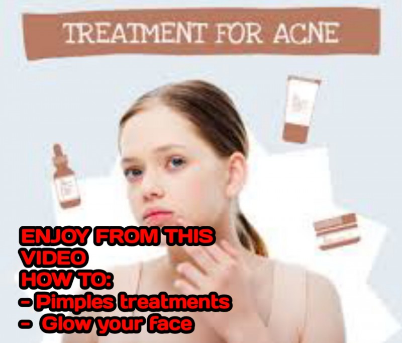 How to remove face pimples video