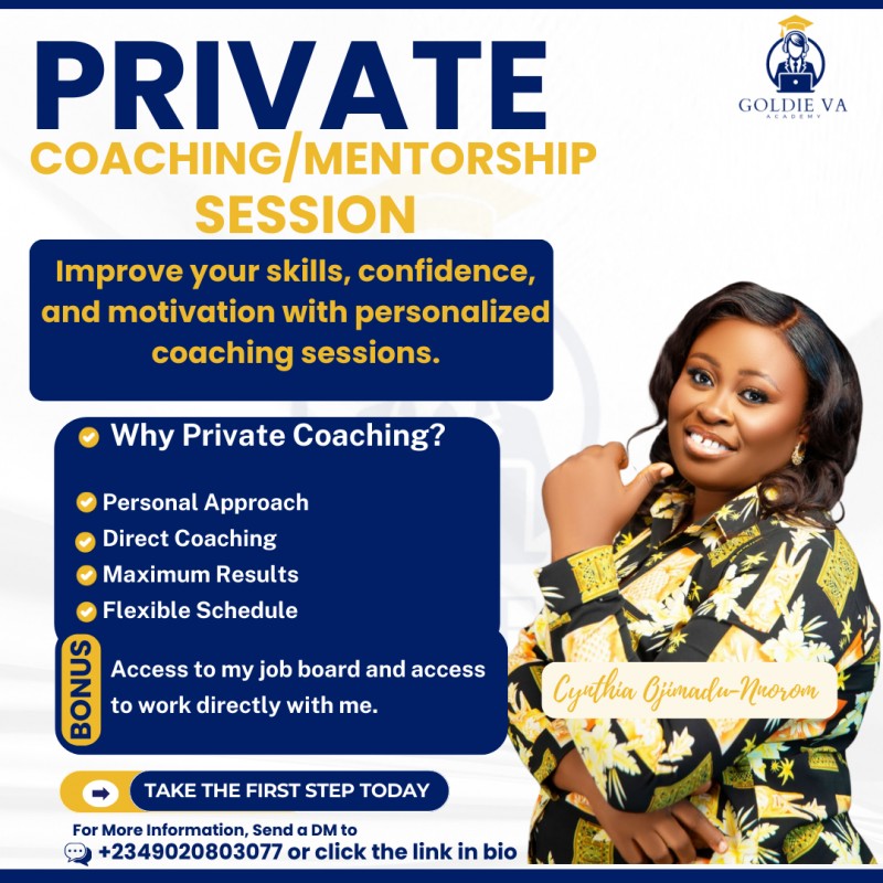 Private Coaching and Mentorship Program