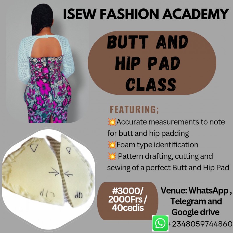 HIP AND BUTT PAD COURSE
