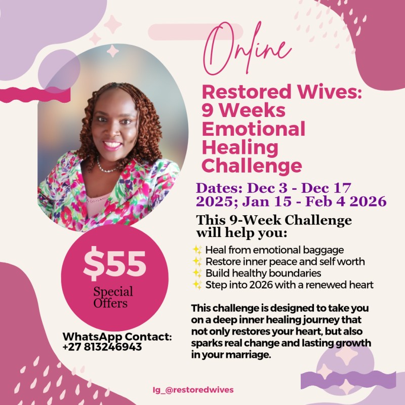 9 Weeks Emotional Healing Challenge - Group 4