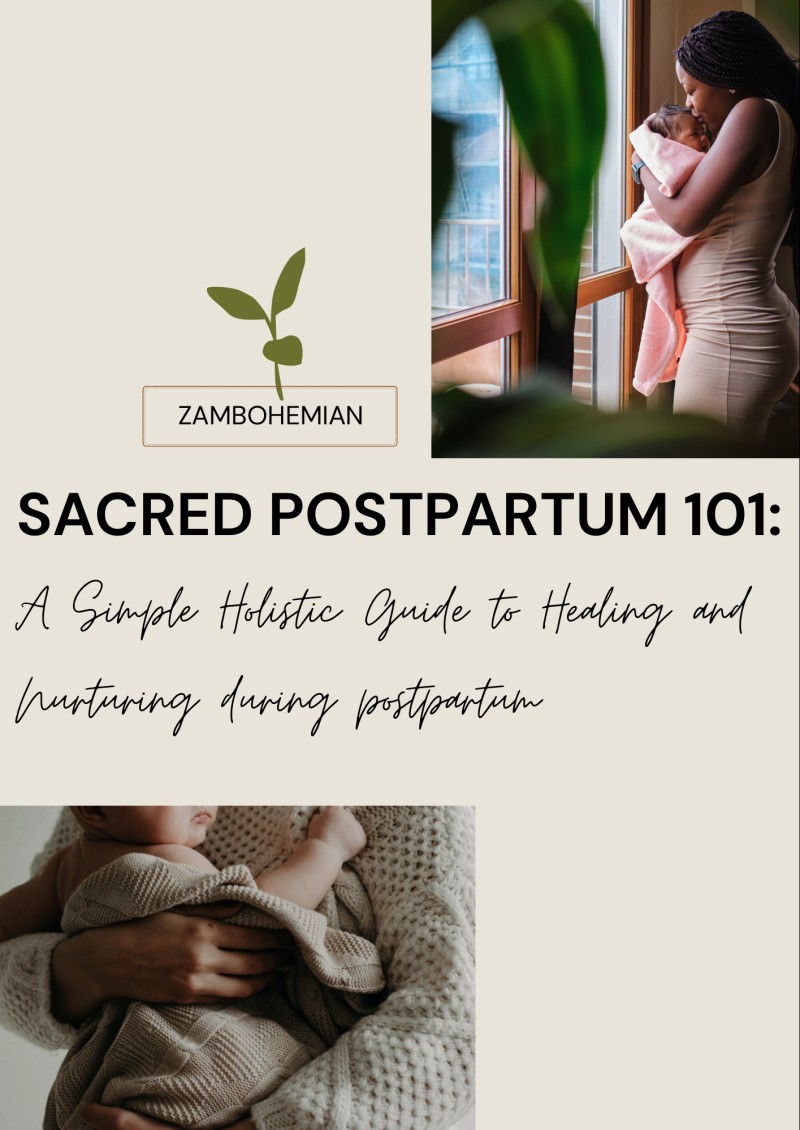 SACRED POSTPARTUM 101: A Simple Holistic Guide to Healing & Nurturing During Postpartum