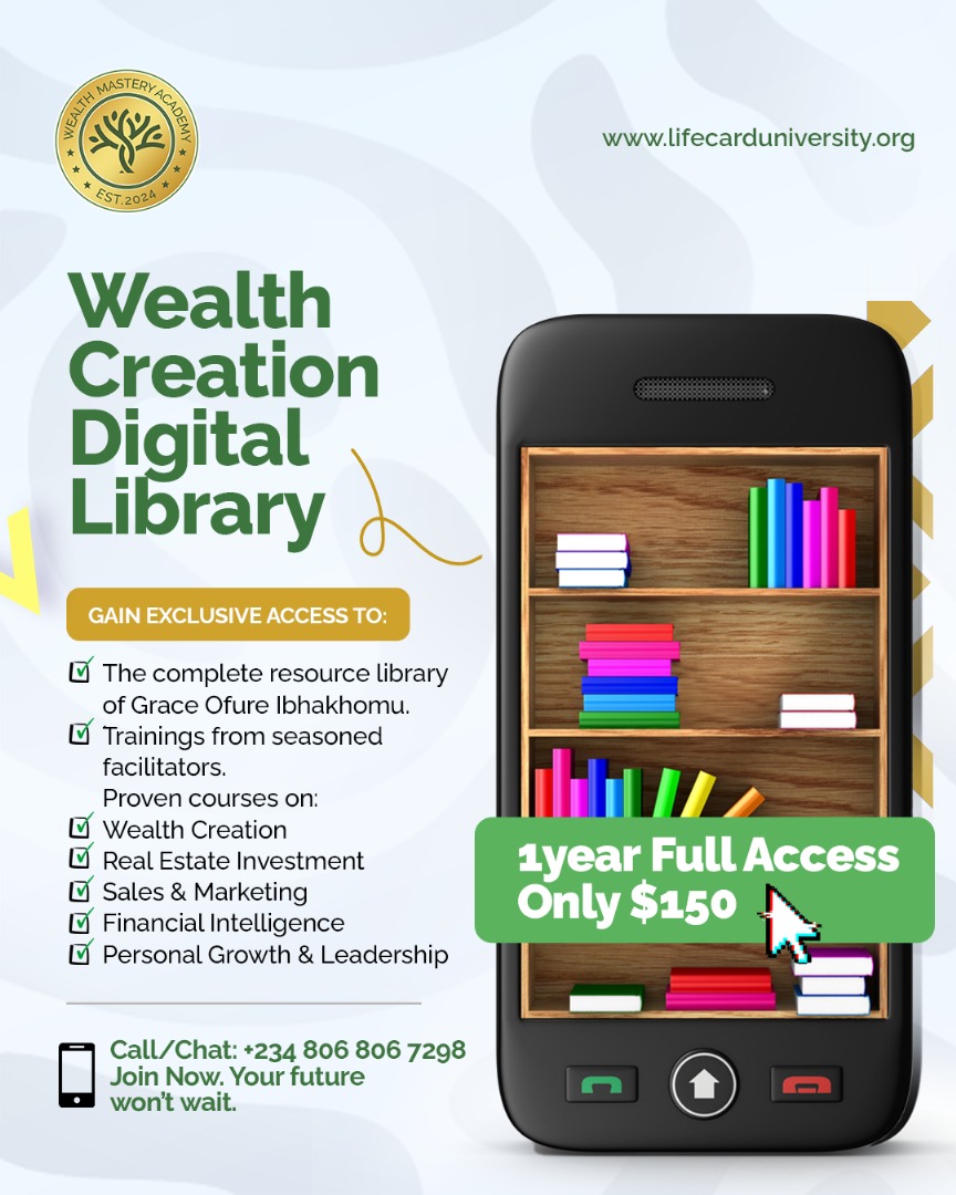 Wealth Creation Digital Library- smart Payment 2 times