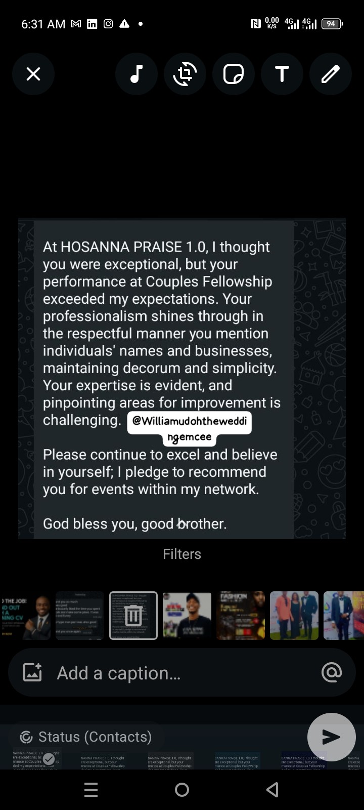 Customer review 1