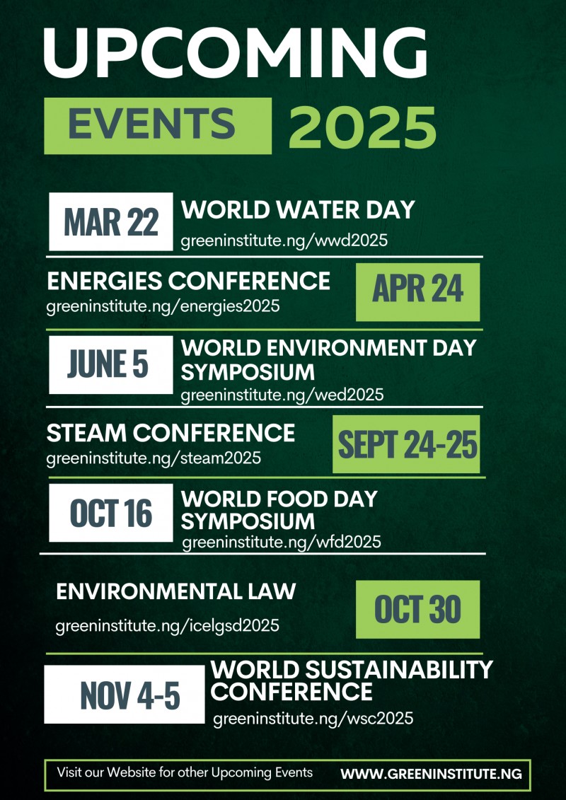 2025 GREEN INSTITUTE CONFERENCES
