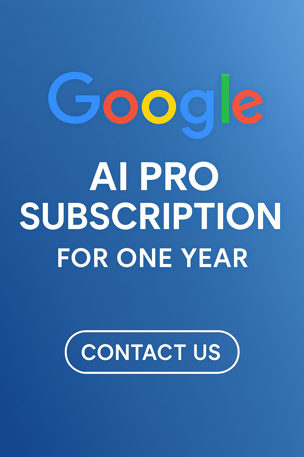 Google AI Pro One-Year Subscription