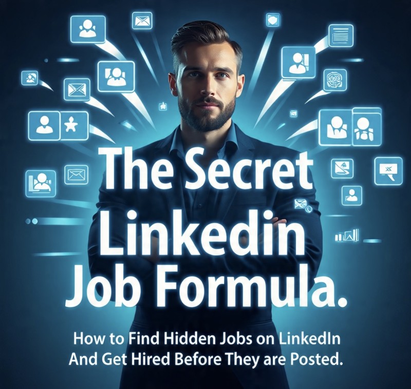 The secret Linkedin Job Formula: How to Find Hidden Jobs on LinkedIn And Get Hired Before They're Posted