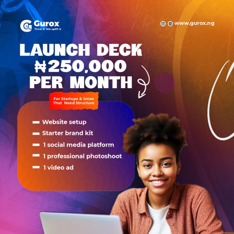 1️⃣ Gurox Starter Growth Plan – ₦250k/month