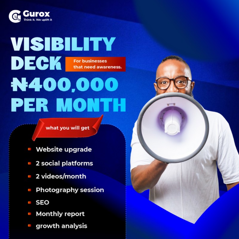 Visibility Deck – ₦400,000/month