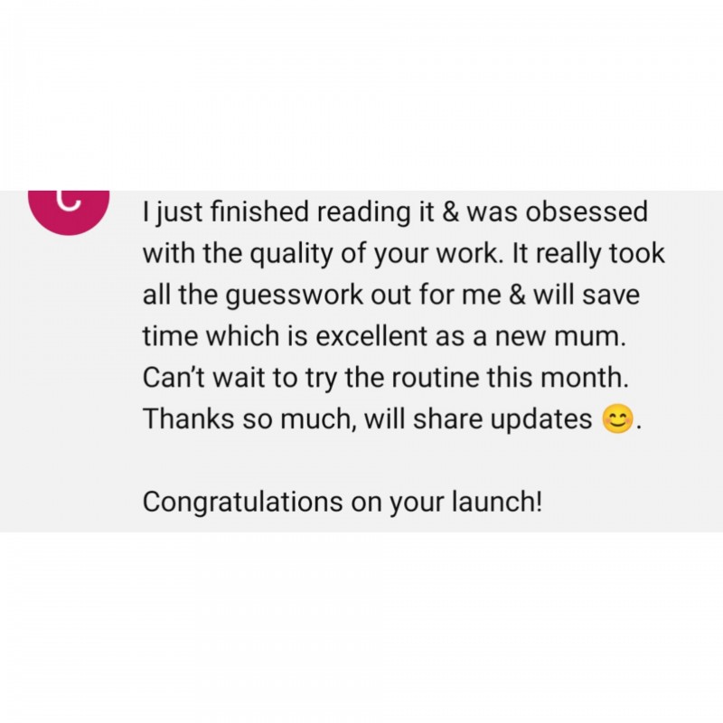 Customer review 1
