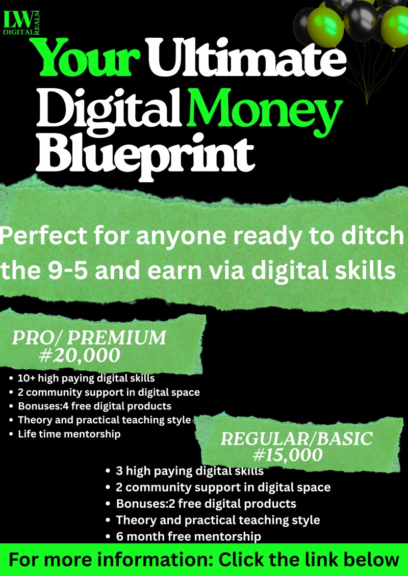 THE ULTIMATE DIGITAL MONEY BLUEPRINT COURSE (BASIC/REGULAR)🔥