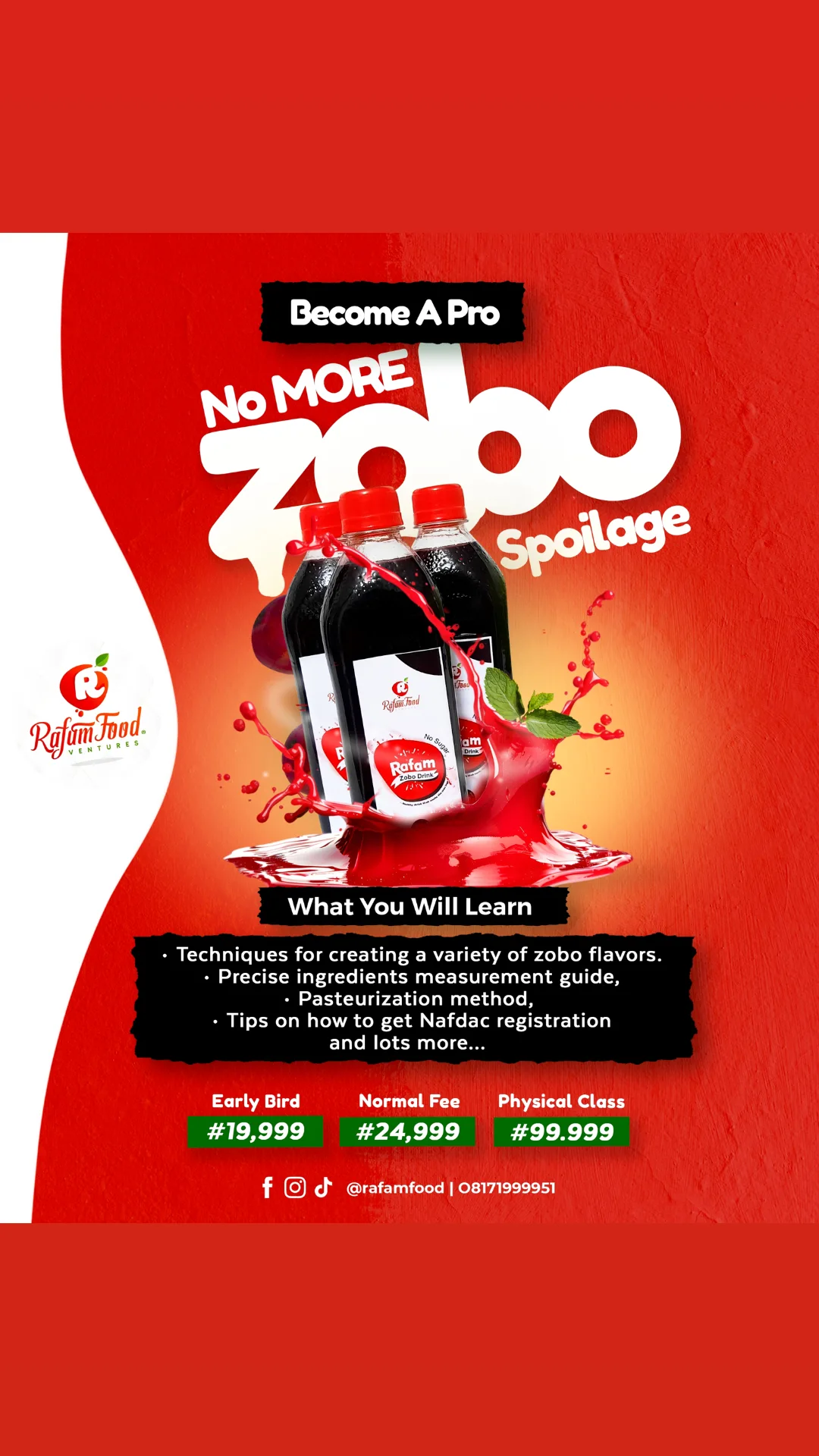 No more Zobo spoilage!