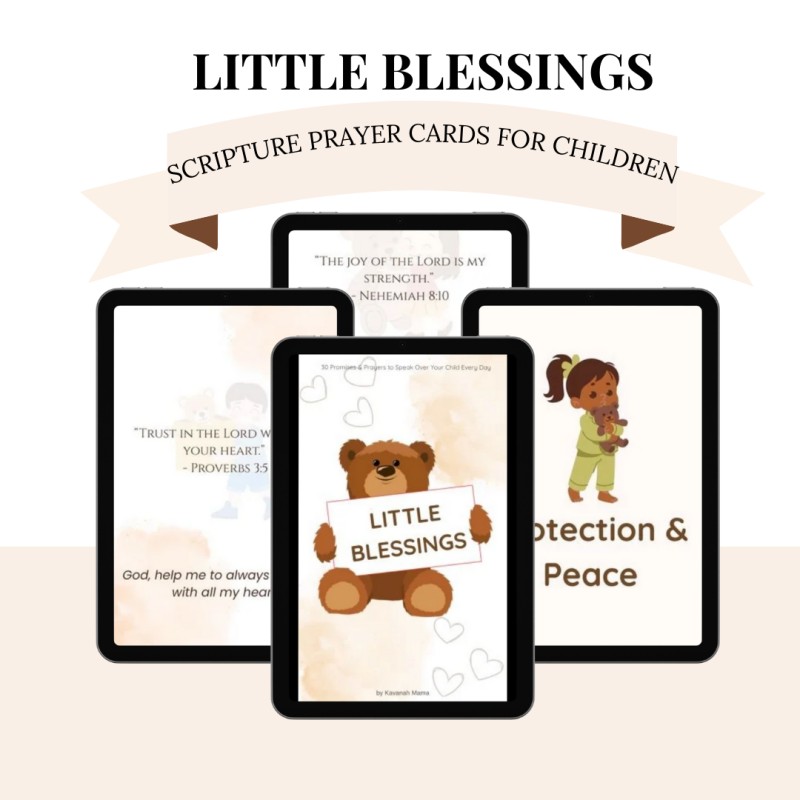 Little Blessings: Scripture Prayer Cards for Children (Digital Download)