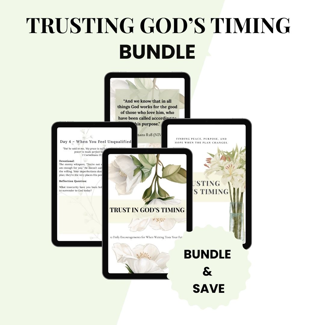 Trust in God's Timing – Devotional & Scripture Card Bundle