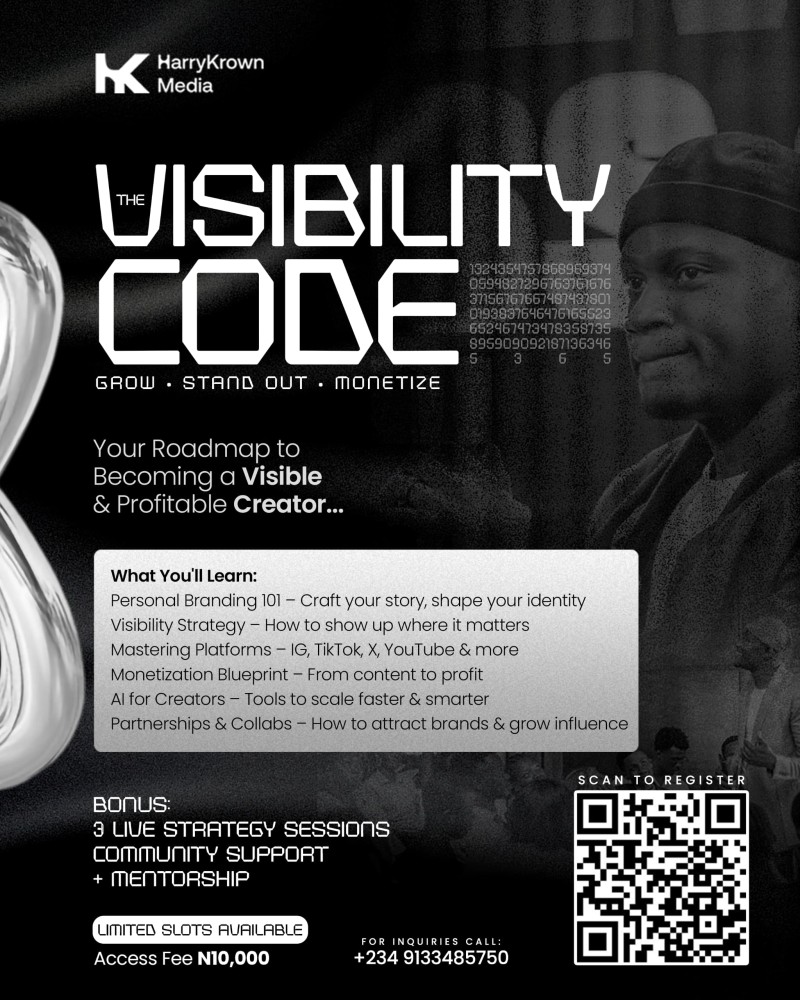 THE VISIBILITY CODE MENTORSHIP CLASS