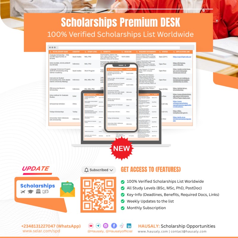 Hausaly Scholarships Premium Desk (SPD)