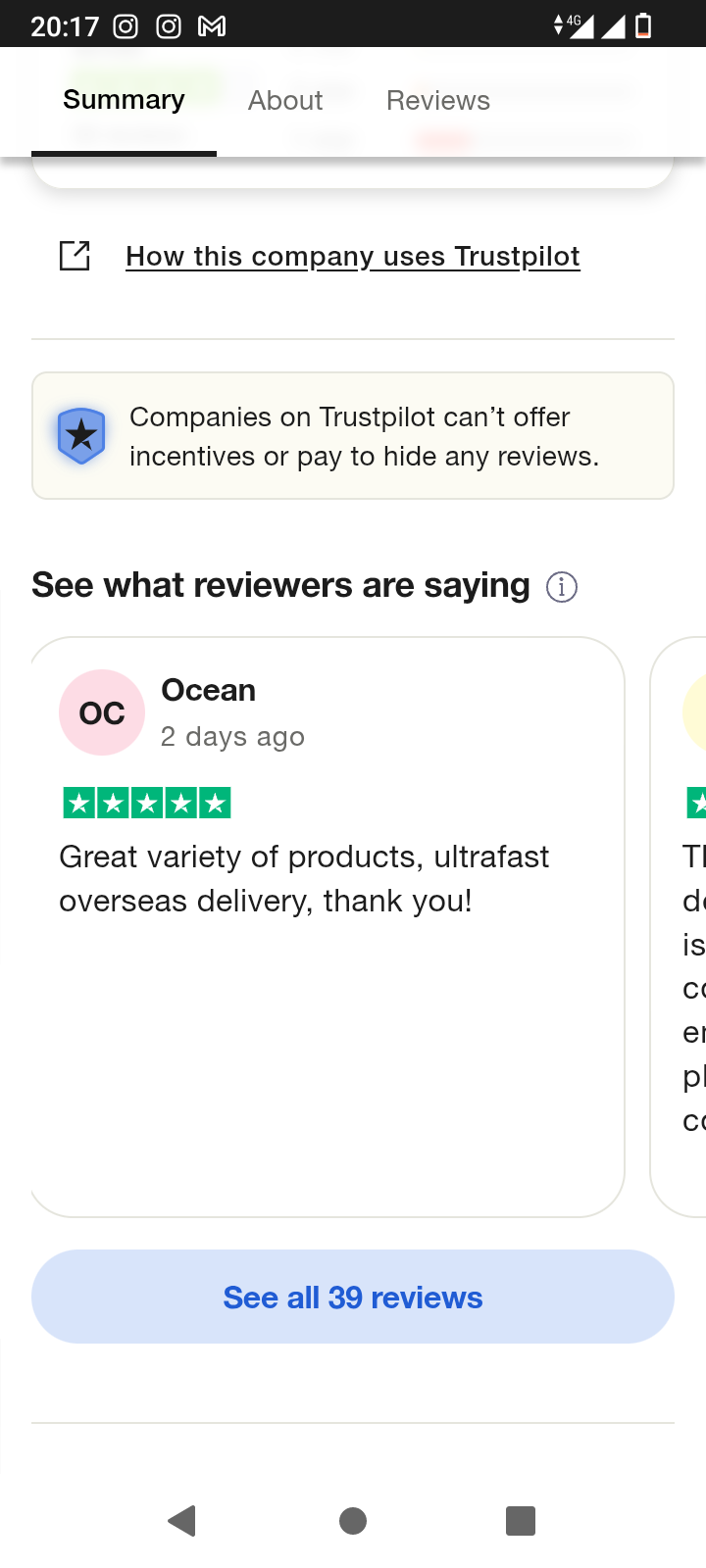 Customer review 2
