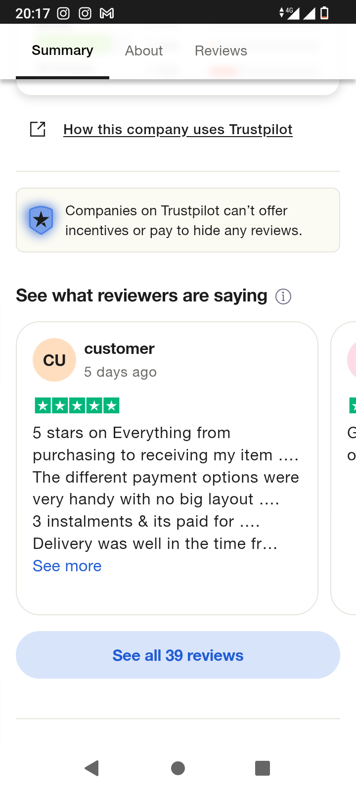Customer review 3