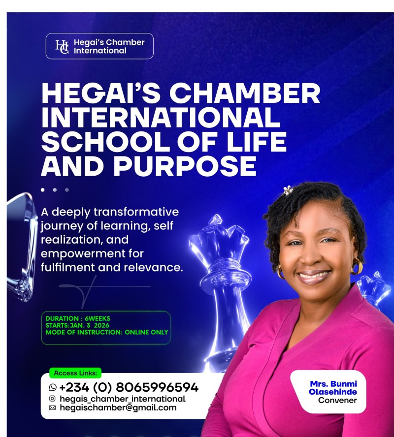 HCI SCHOOL OF LIFE AND PURPOSE