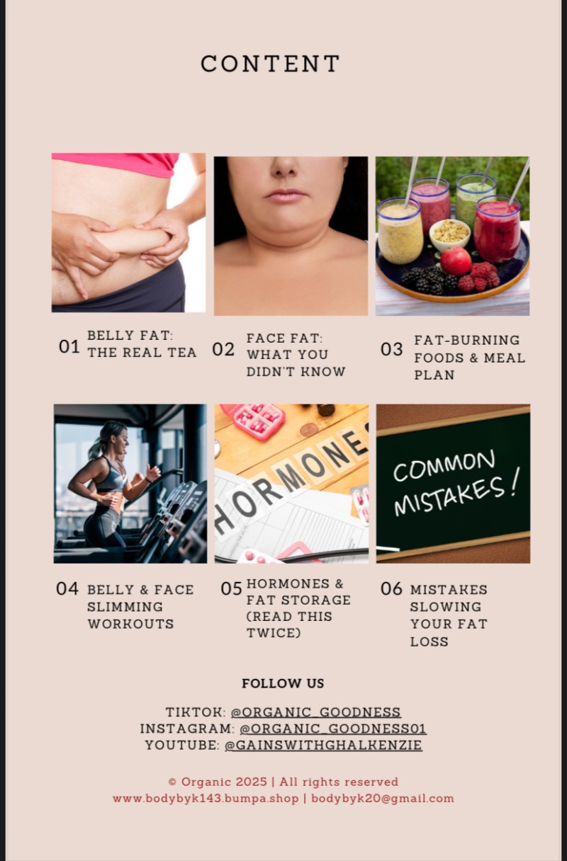 Ultimate Guide to losing Belly & Face Fat