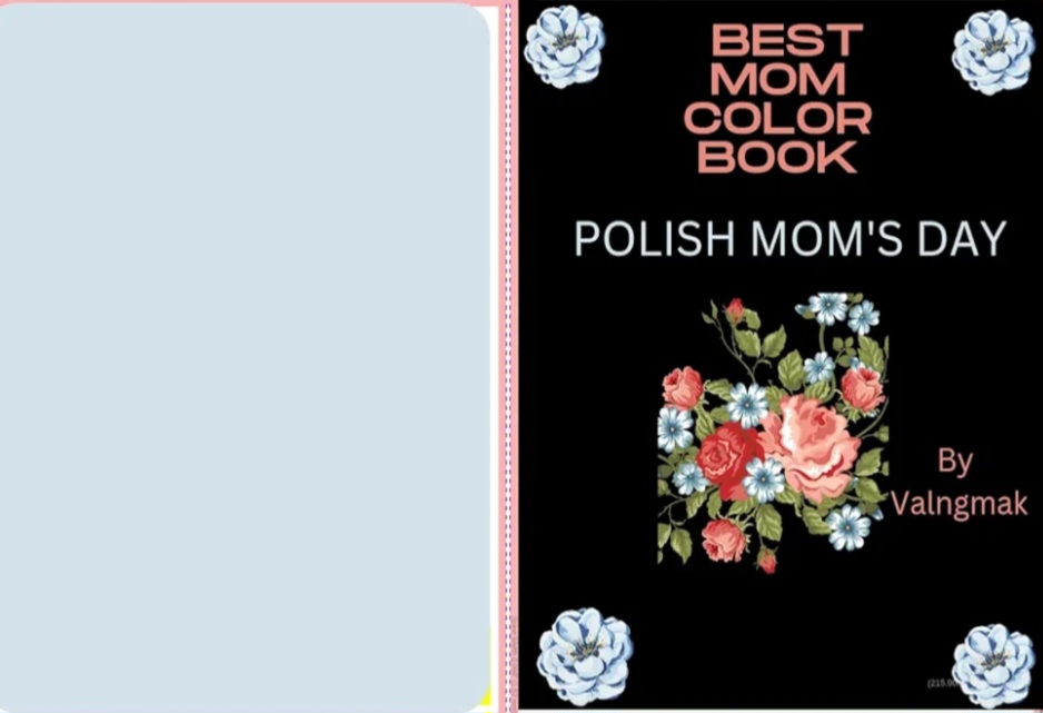 BEST MOM COLOR BOOK- POLISH MOM'S DAY