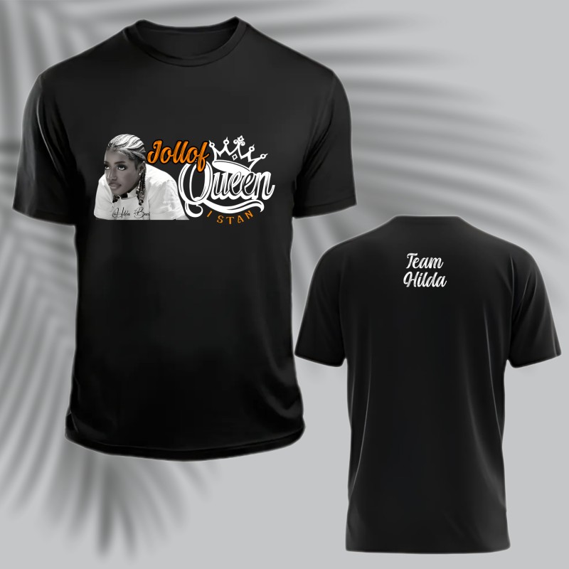 Jollof Queen I Stan Limited Edition T-shirt (Black)