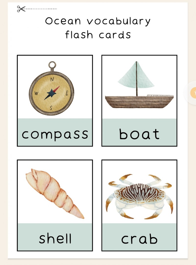Early Years Ocean Themed Busy Book