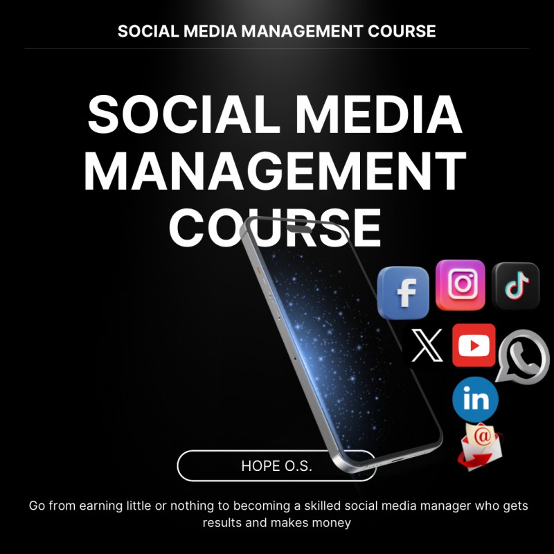 SOCIAL MEDIA MANAGEMENT COURSE