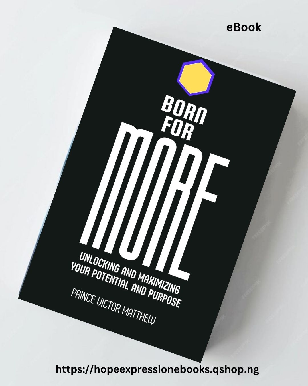 BORN FOR MORE: UNLOCKING AND MAXIMIZING YOUR POTENTIAL AND PURPOSE