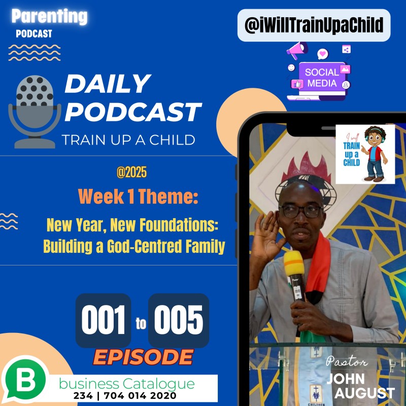 🎙️Week 01 (Episodes 001–005) | MP4 Bundle | New Year, New Foundations – Building a God-Centred Family | Train up a Child Parenting Podcast