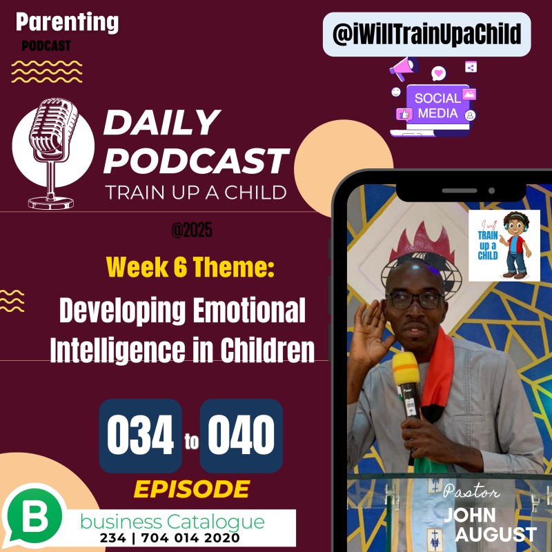 🎙️ Week 06 (Episodes 034–040) | MP4 Bundle | Developing Emotional Intelligence in Children | Train up a Child Parenting Podcast