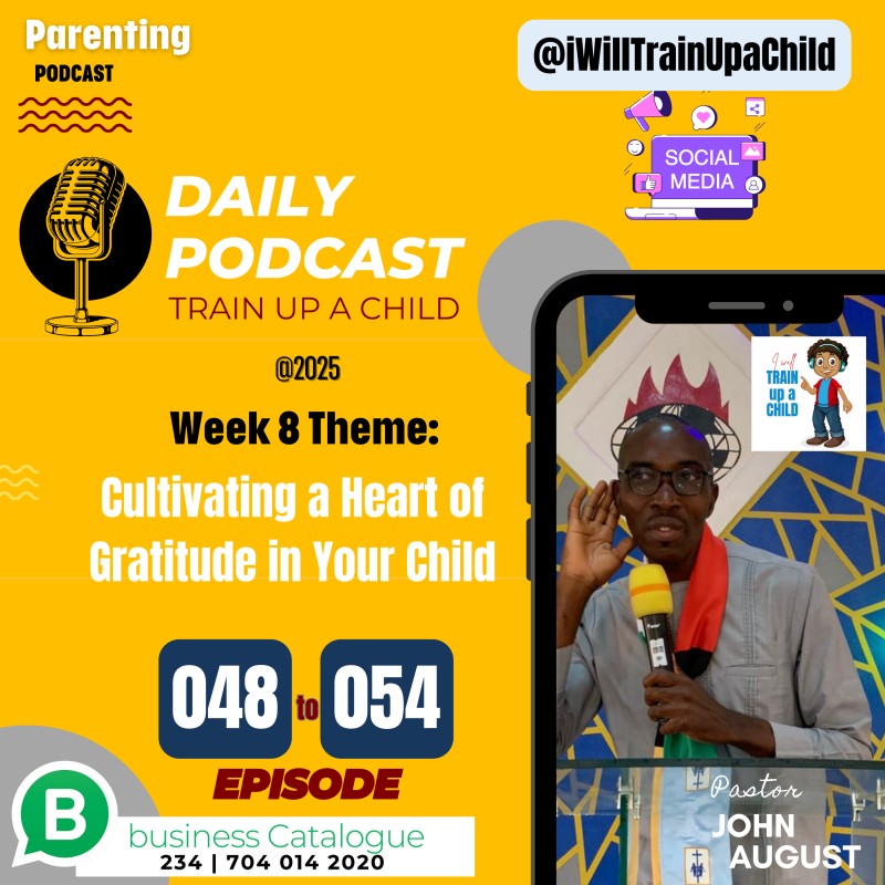 🎙️ Week 08 (Episodes 048–054) | MP4 Bundle | Cultivating a Heart of Gratitude in Your Child | Train up a Child Parenting Podcast