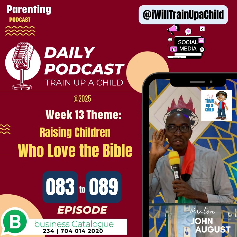 🎙️ Week 13 (Episodes 083–089) | MP4 Bundle | Raising Children Who Love the Bible | Train up a Child Parenting Podcast