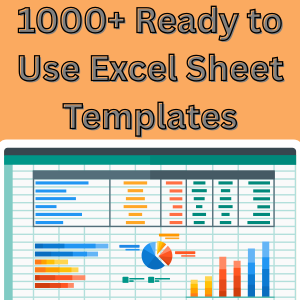 1000+ Ready to Use Excel Sheet Templates