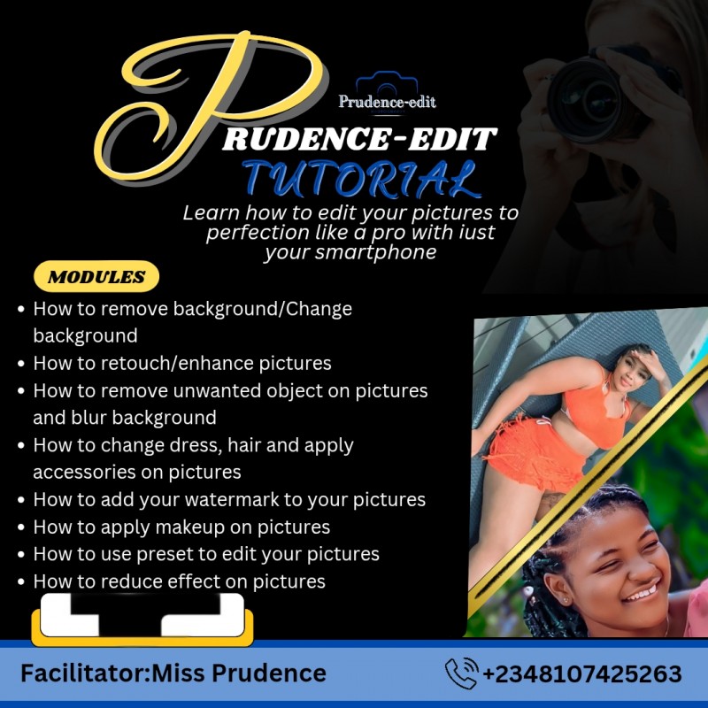 Photo editing master class