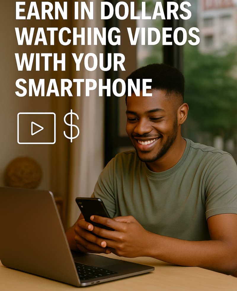EARN IN DOLLARS WATCHING VIDEOS ONLINE