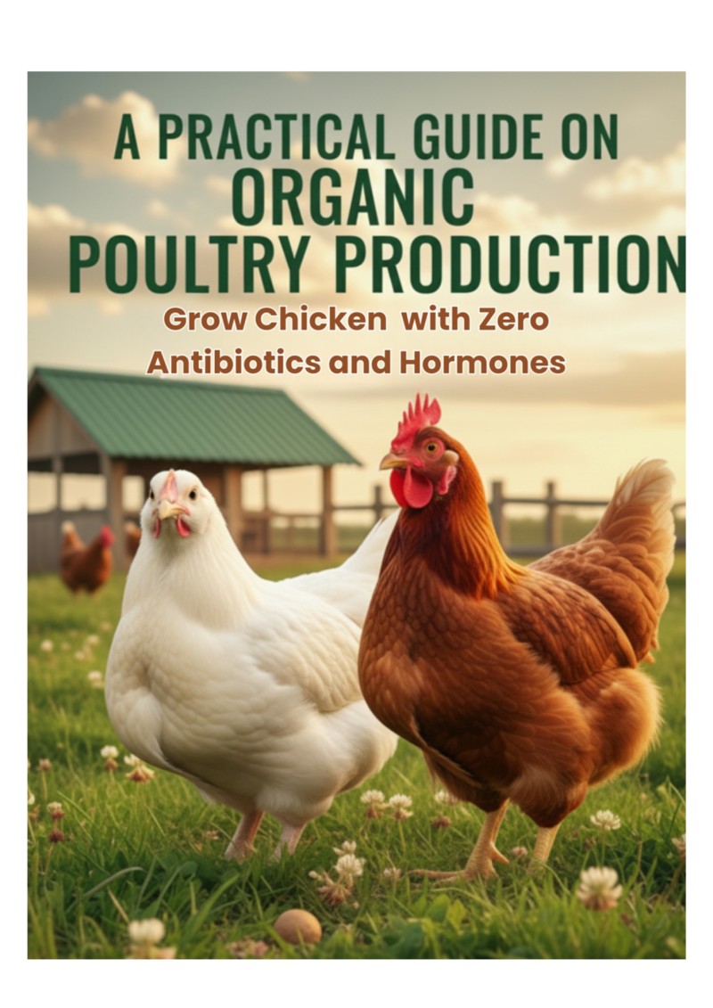 A Practical Guide on Organic Poultry Production (Grow Chicken with Zero Antibiotics and Hormones)
