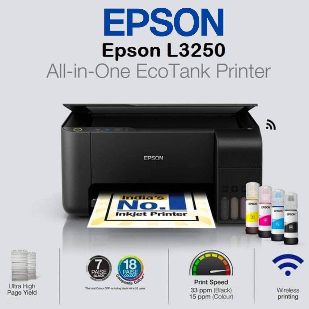 Epson EcoTank Color L3250 A4 Wi-Fi All-in-One Ink Tank Printer (Wireless, Print, Scan & Copy)