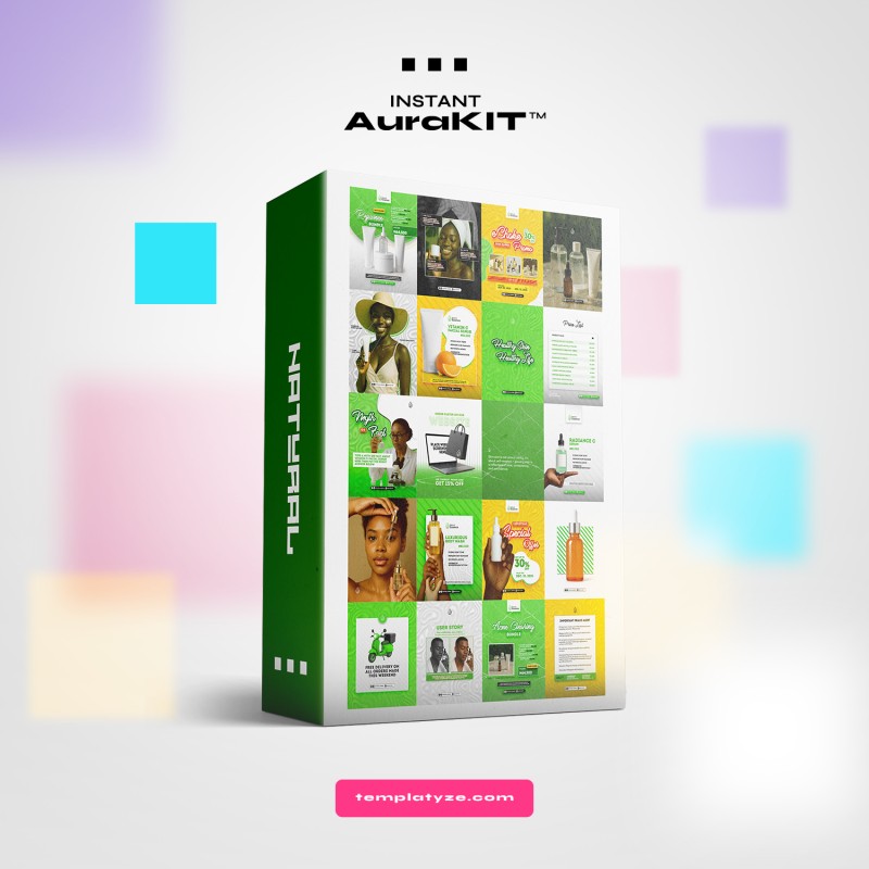 Natural Essence.psd - AuraKIT Professional Logistics Social Media Templates