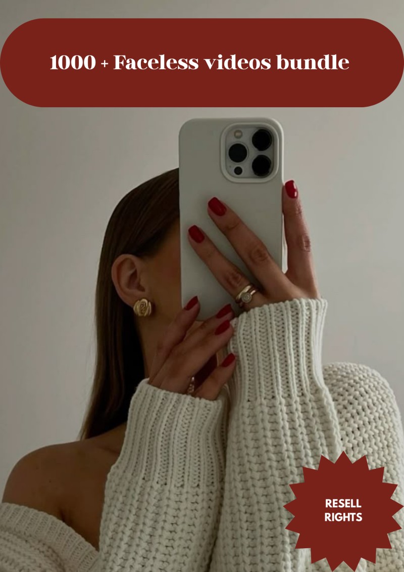 1000+ Faceless video bundles