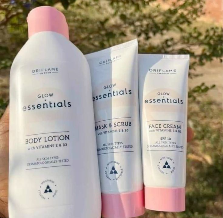 Oriflame essential glow face and body lotion