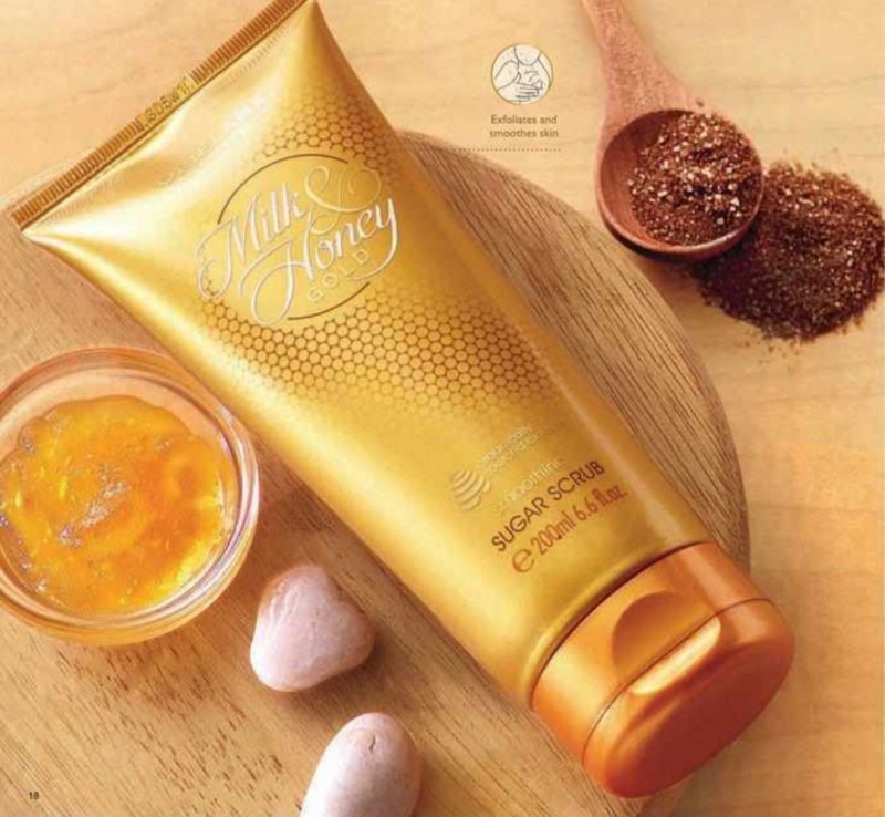 Oriflame skincare exfoliating sugar scrub