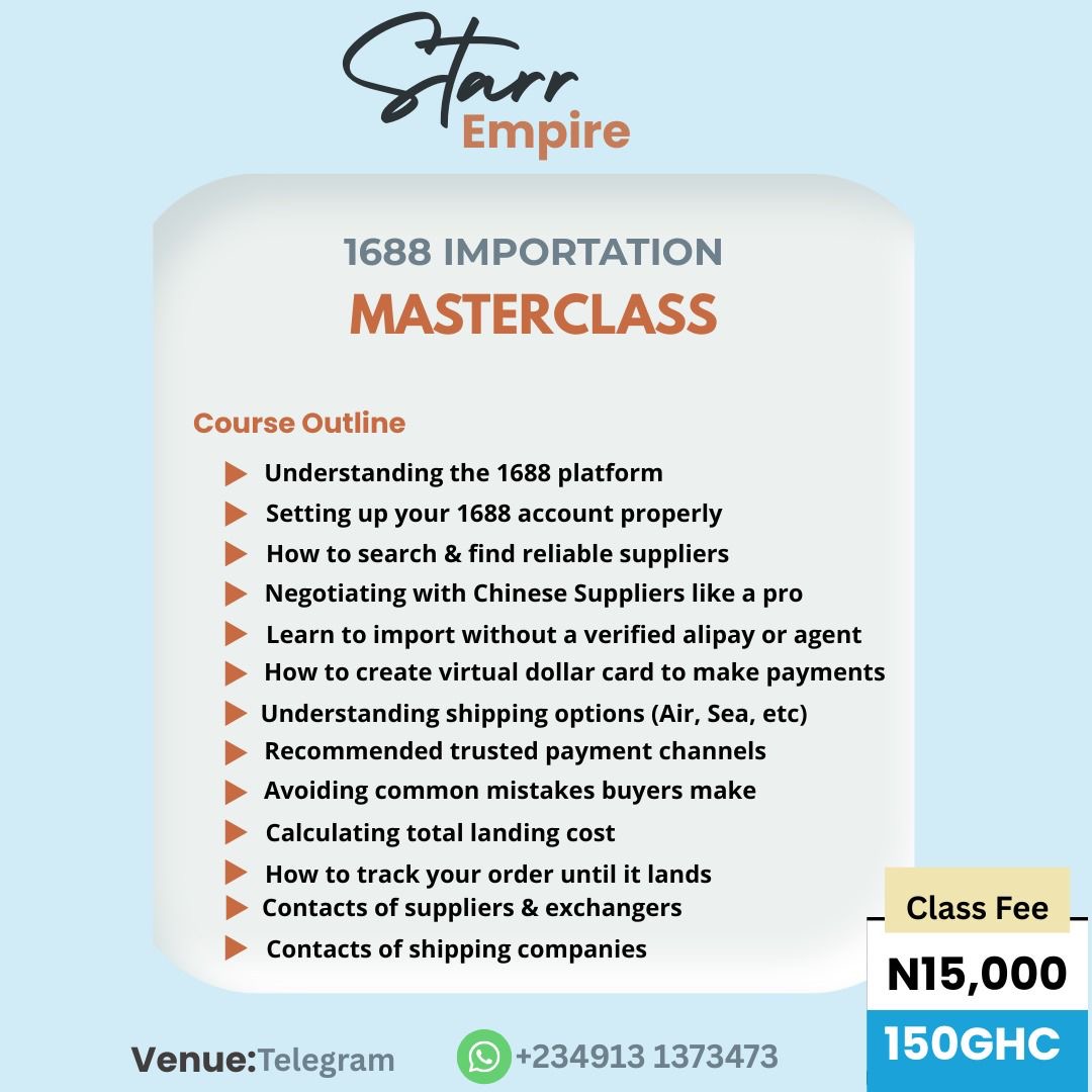 1688 IMPORTATION CLASS