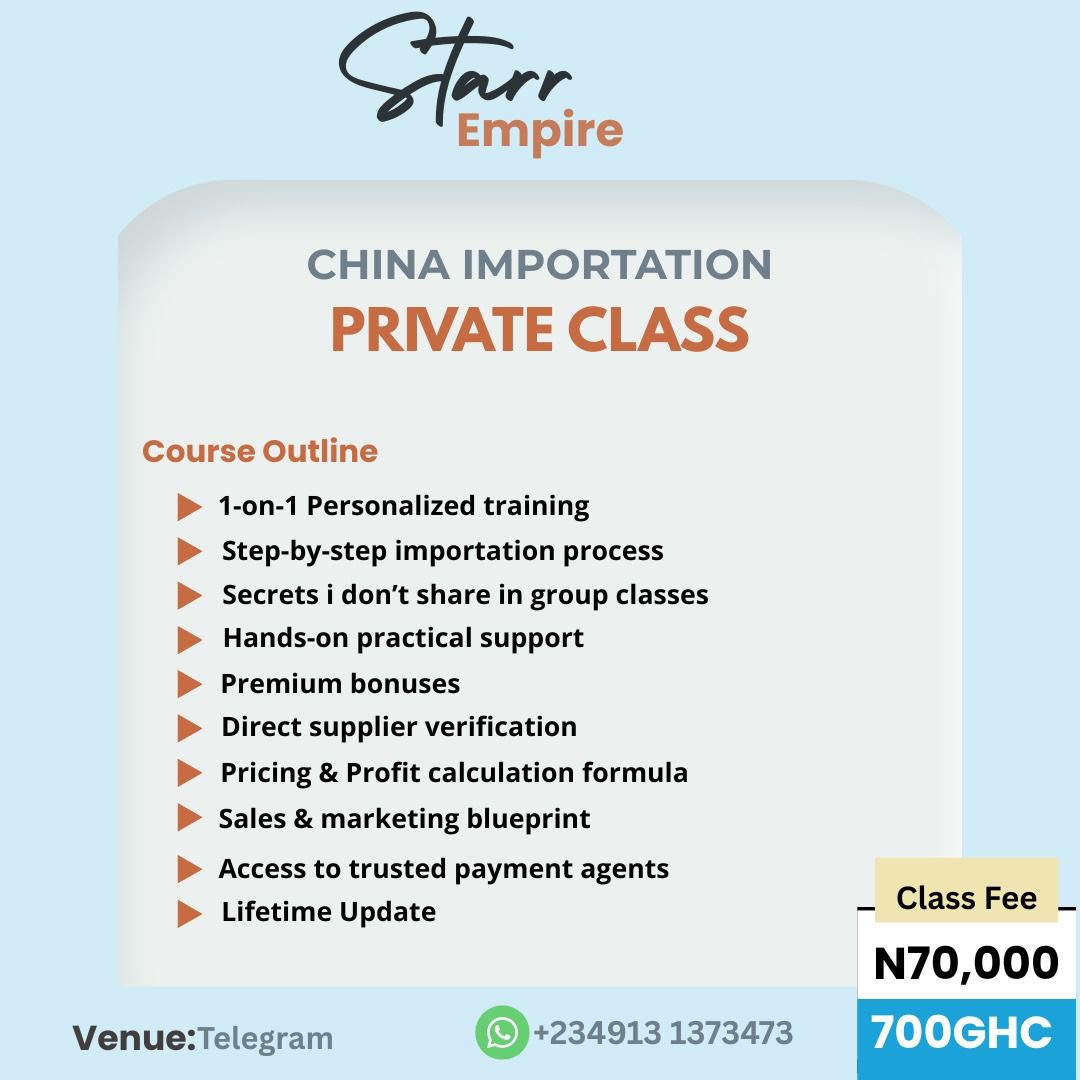 CHINA IMPORTATION PRIVATE CLASS