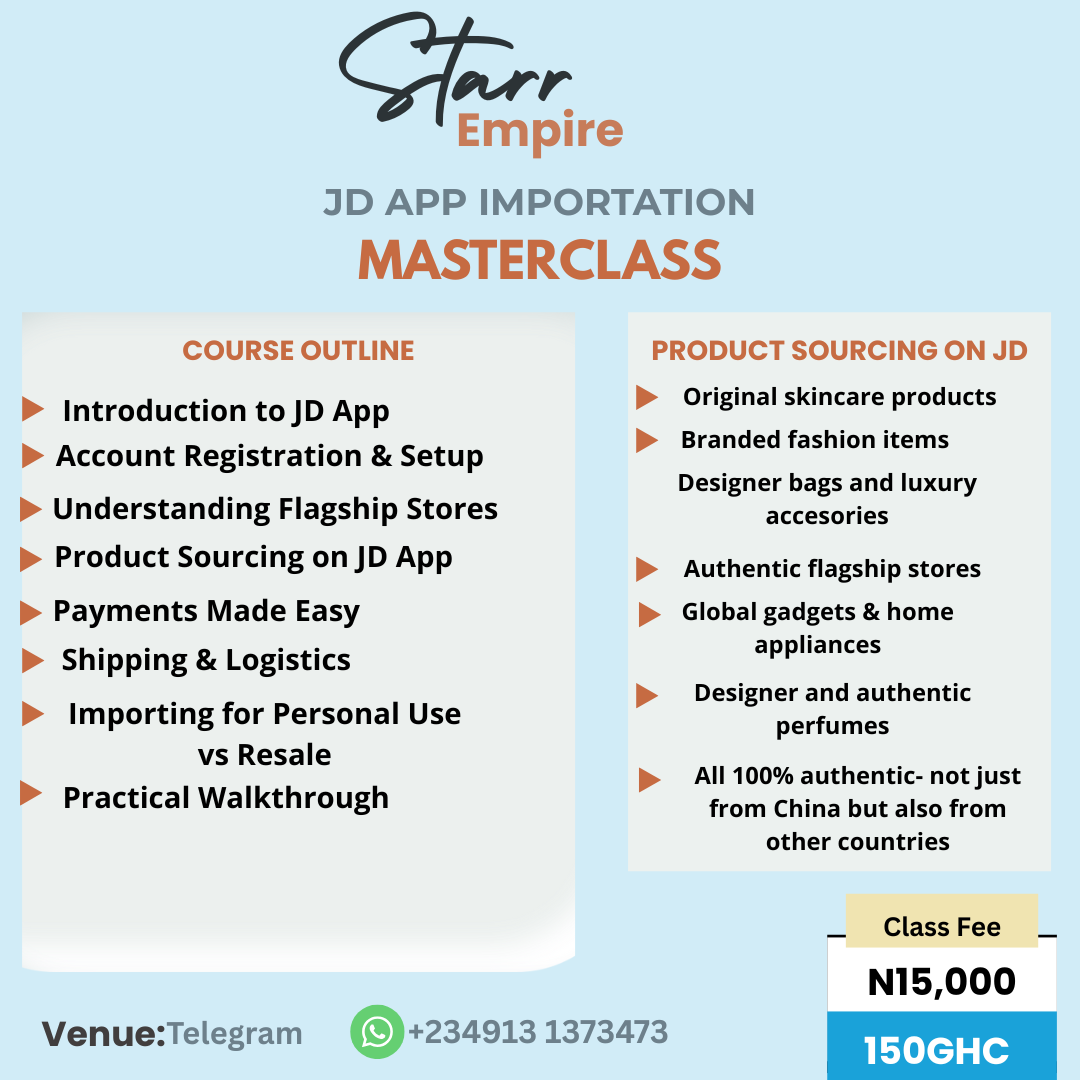 JD IMPORTATION CLASS