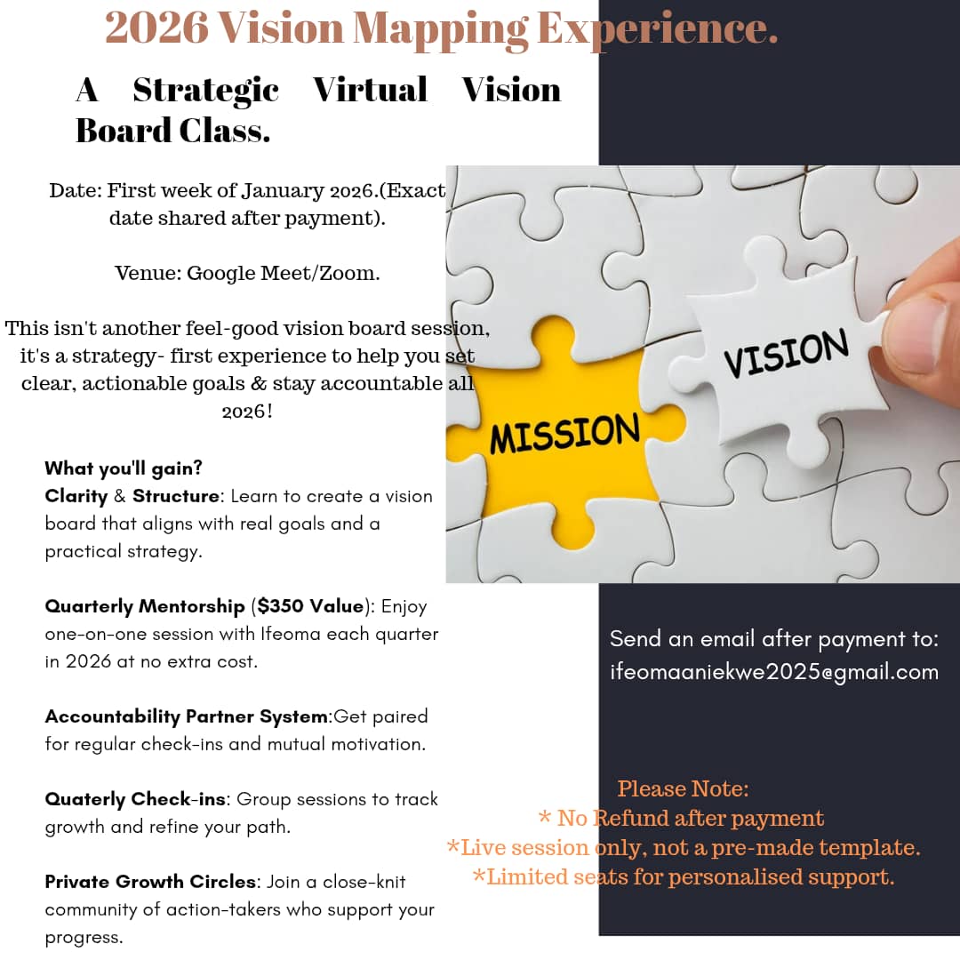 2026 Vision Board and Strategy Session